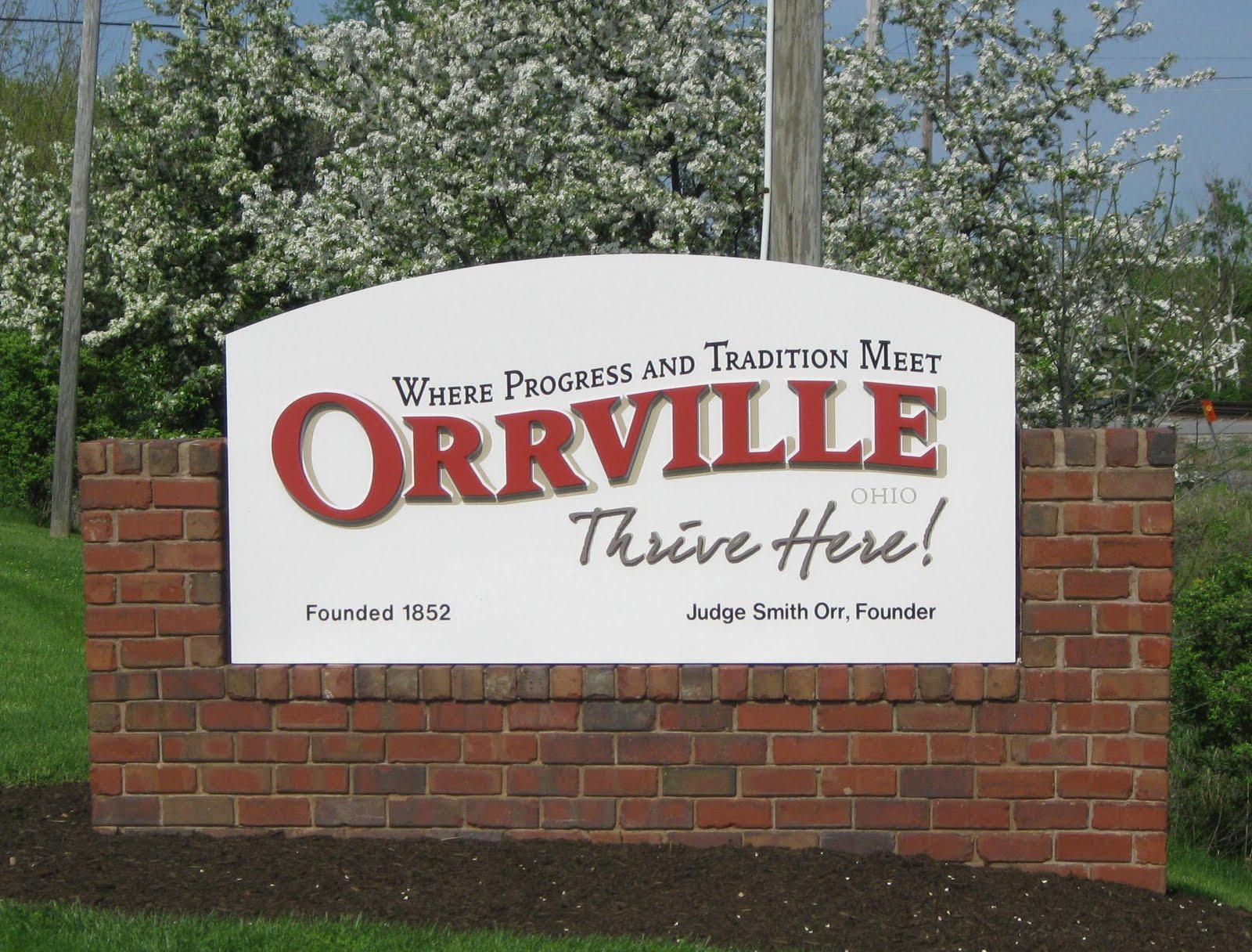 Welcome to Orrville Sign